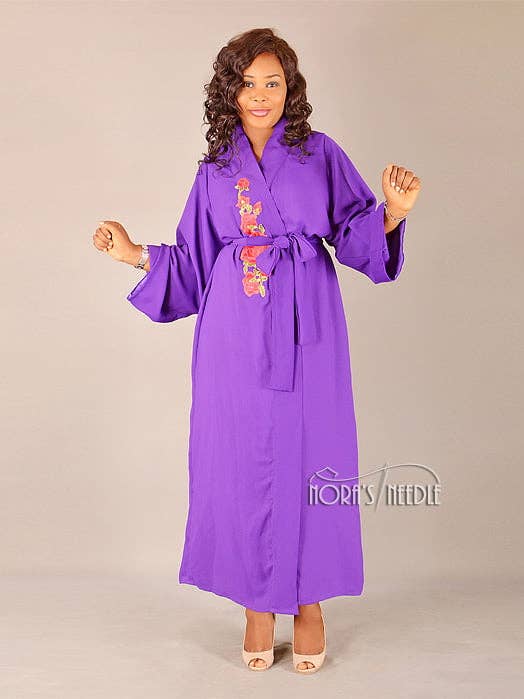 Aramide Kleid/ Abaya/ Nachkleid – Lila für den Großhandel von Nora's Needle