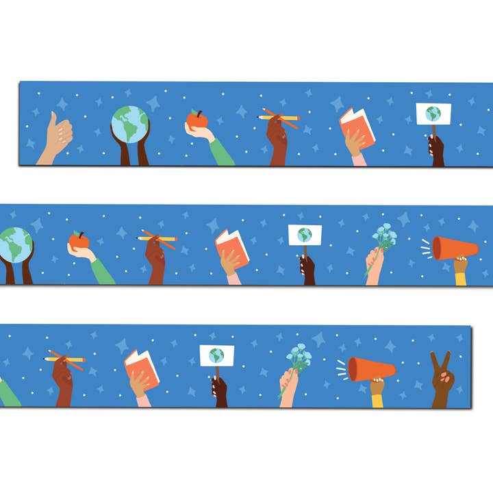 Oh Happy Dani - Wholesale Bulletin Board - Make a Change Bulletin Board Border Pack1