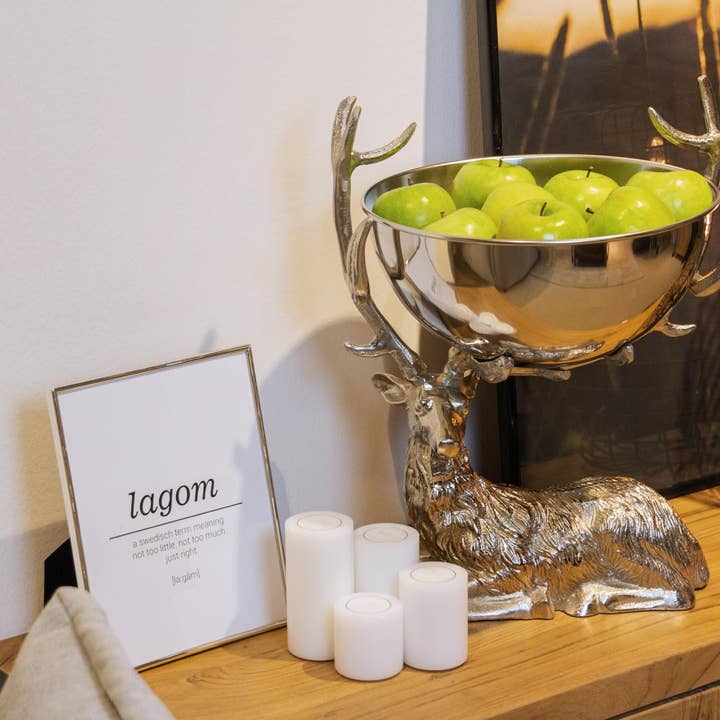 EDZARD - Wholesale Ice Bucket - Bottle Cooler Hirsch, nickel-plated aluminum silver2