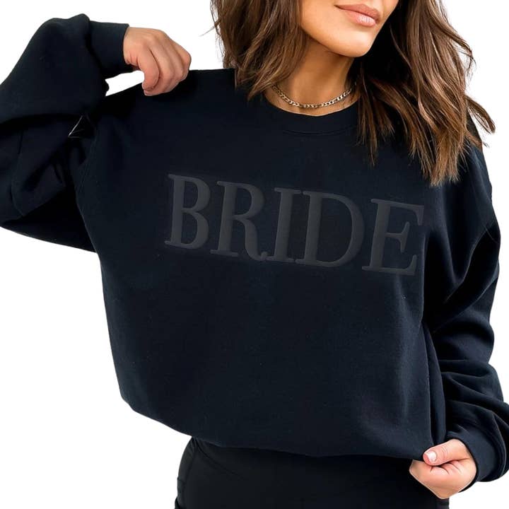 MELODY FAYE - Wholesale Sweatshirt – Women's - Bride Sweatshirt Crewneck, Engagement Puff Bridal Future Mrs2