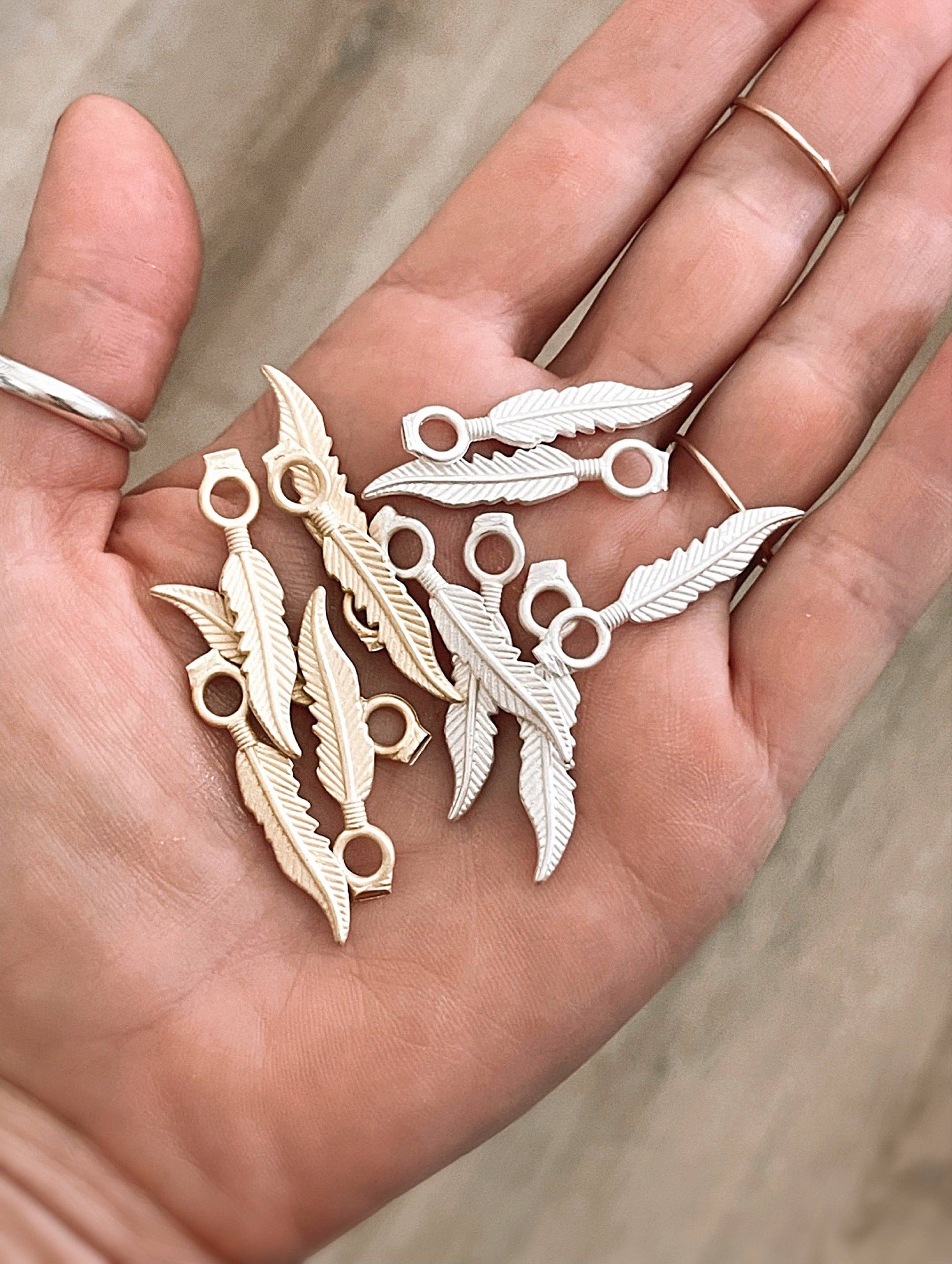 55 North Studio - Wholesale Pendant/Charm Necklace - Living in Truth (Feather)3