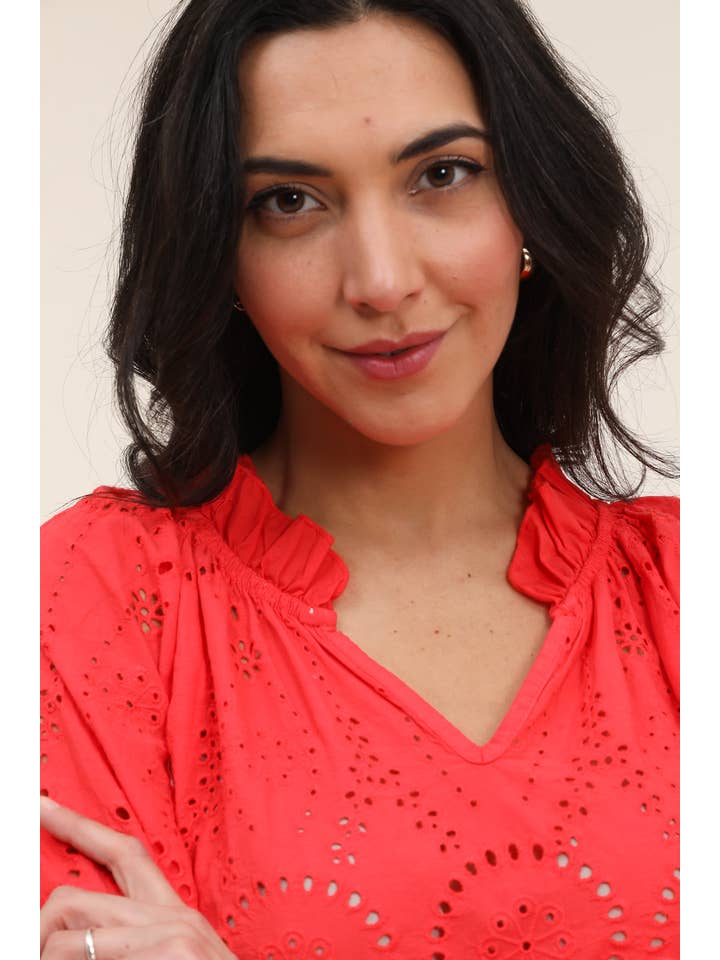 LÉA & LUC - Wholesale Blouse - Women's - 100% Cotton Blouse REF. 121689