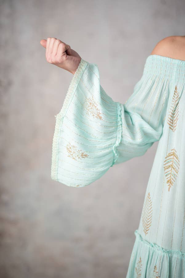 Lula Natura - Vente Robe – femme - ROBES YVONNE AIGUE-MARINE2