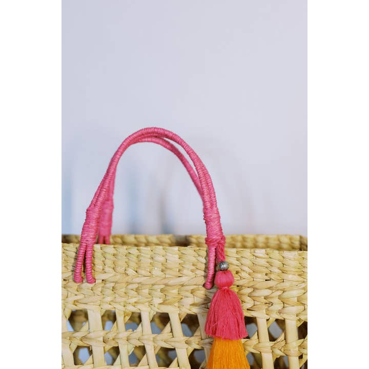 Gyal Bashy - Wholesale Beach Bag - Kingston Hand Woven Rattan Tote3
