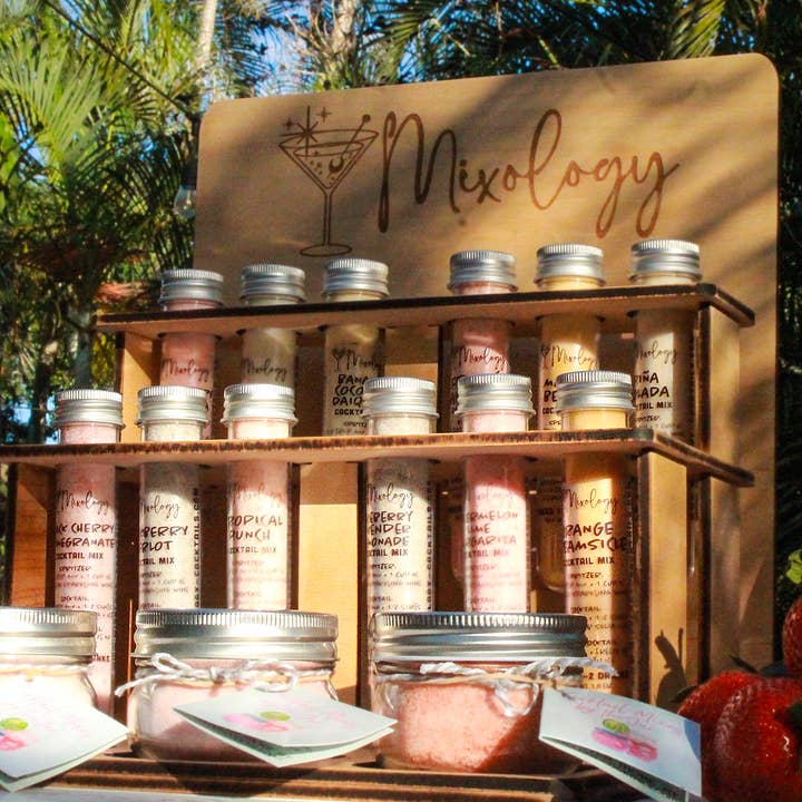Mixology - Wholesale Retailer Display - Food & Drink - Mixology Shot and Jar Display (Large) – Showcase in Style!