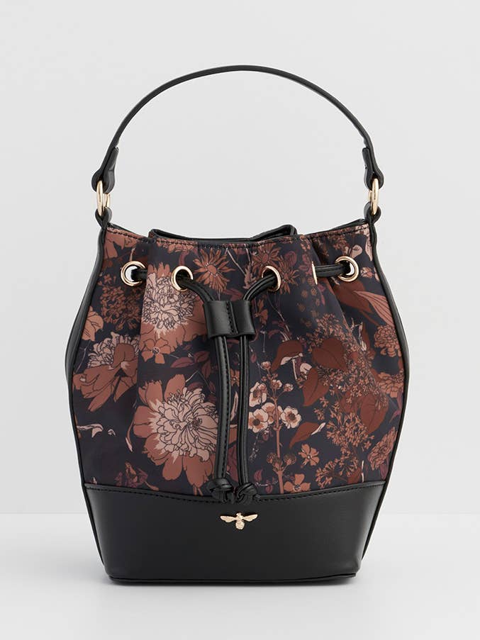 Deco Bloom Svart Hinkväska för wholesale av Fable England