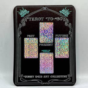 Galaxy tarot card vinyl sticker, fortune telling, tarot cards, trendy –  Jenny V Stickers