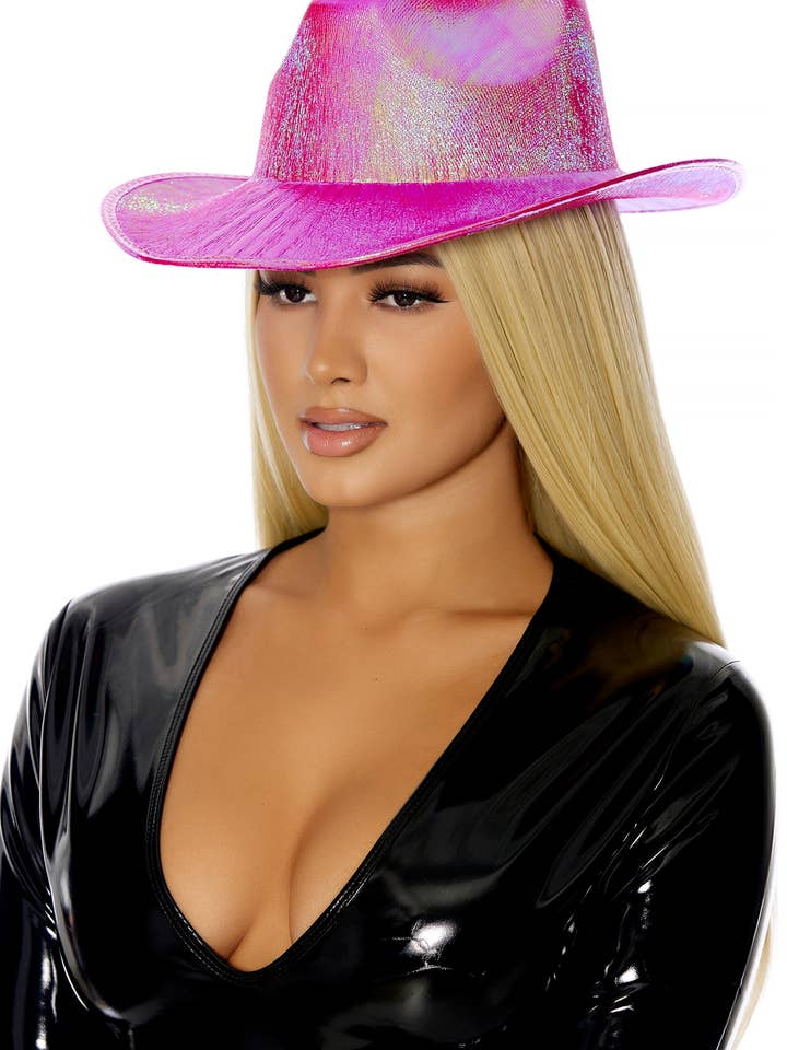 Metallic Cowboy Hat for wholesale by Forplay Inc.