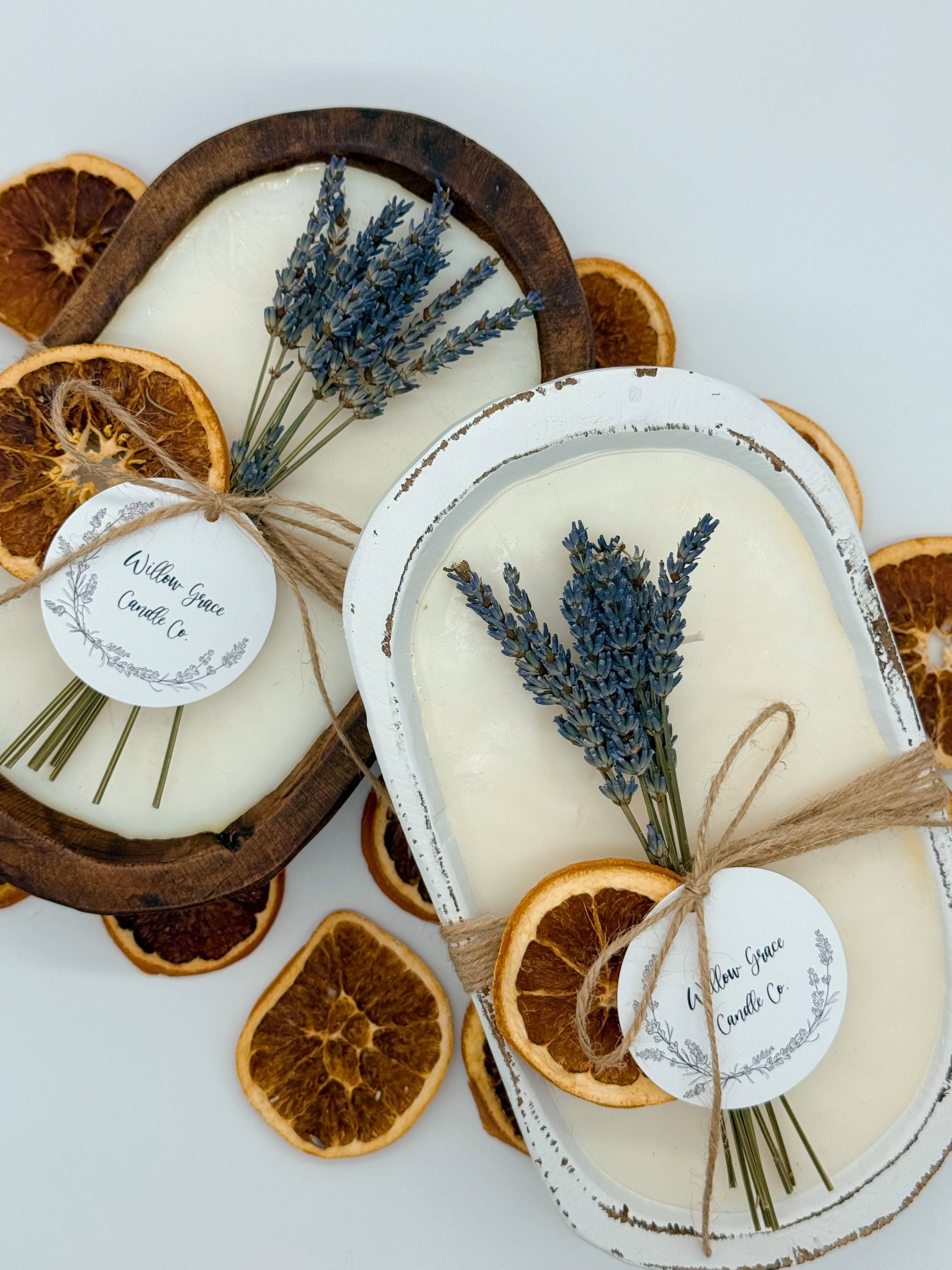 Willow Grace Candle Co - Wholesale Jar/Filled Candle - Summer Citrus Petite Dough Candle4