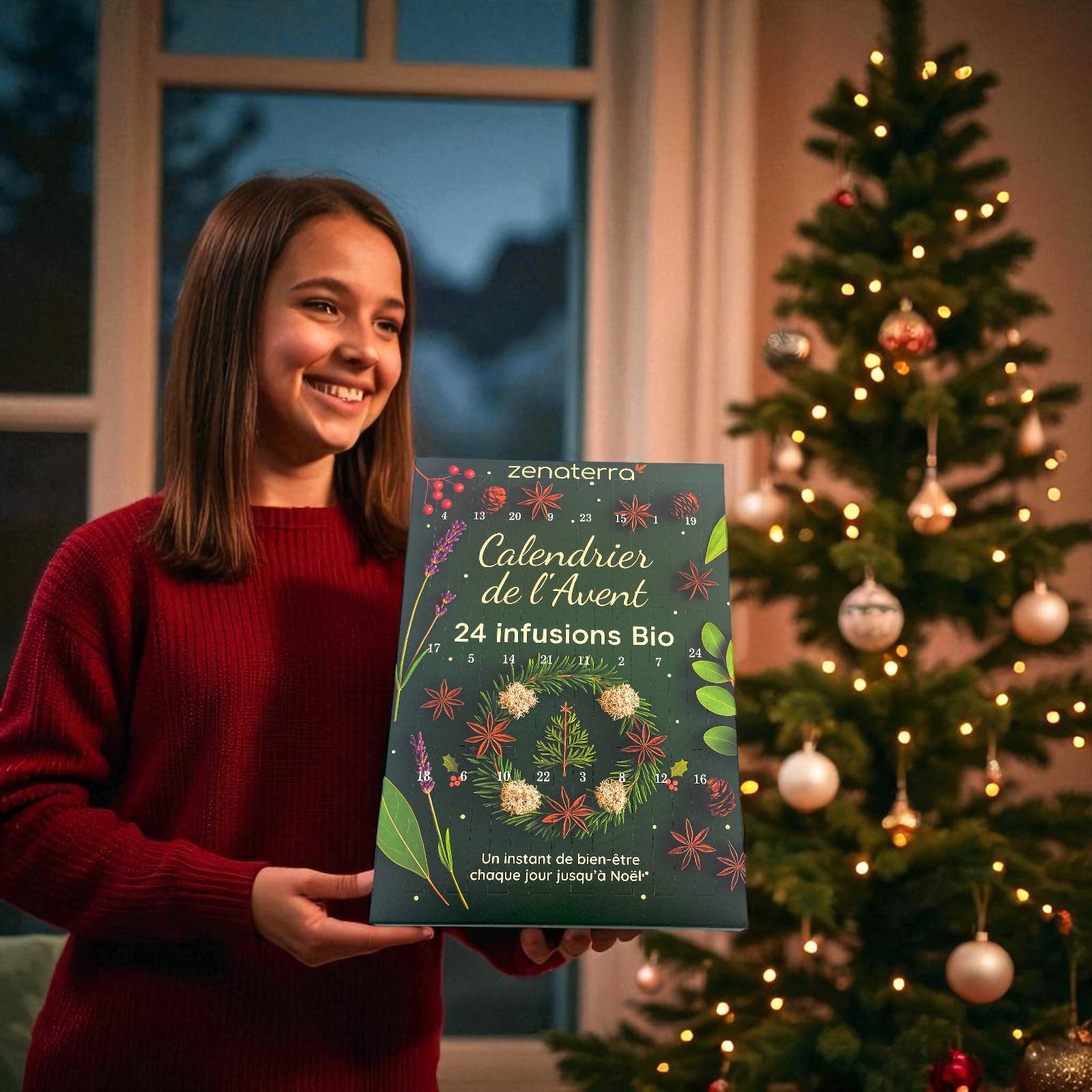 Zen'Arôme - Wholesale Advent Calendar - Advent Calendar 24 Organic Herbal Teas – 100% Natural5