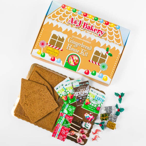 A&J bakery – wholesale DIY food kit – Allergen Friendly and Vegan Gingerbread House Kit2