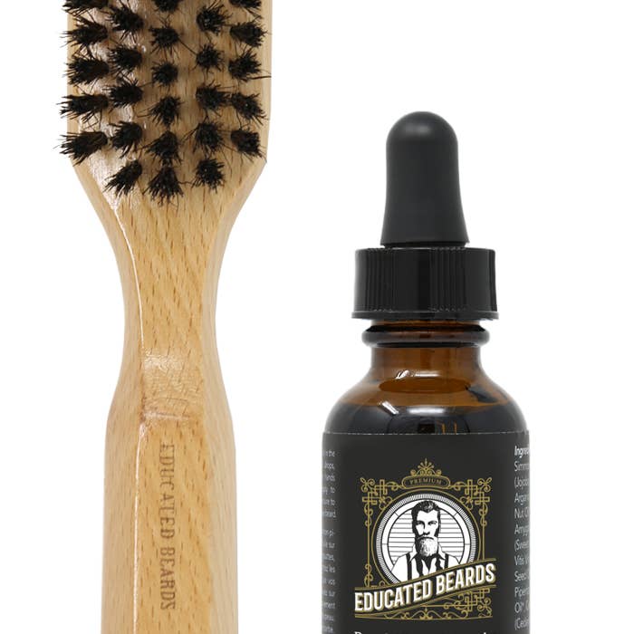 Combo - Escova de cerdas Balsam Eclipse + Boar Hair por atacado de Educated Beards