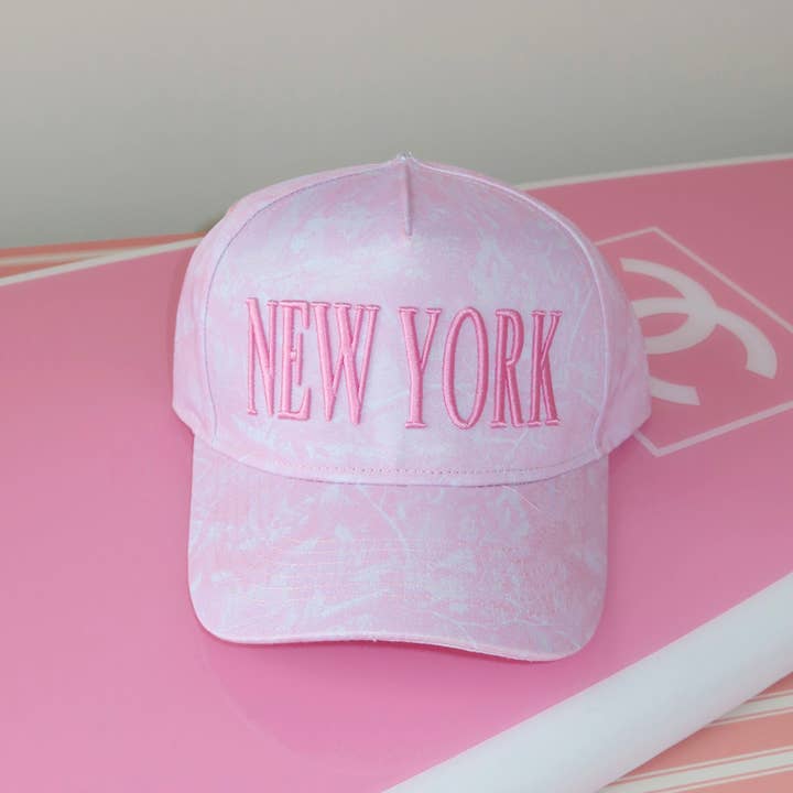 Colorful Natalie - Wholesale Trucker Hat - Women's - New York Pink Camo Trucker Hat