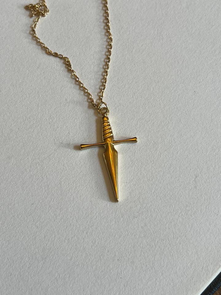 Collar de espada n.º 2 para venta al por mayor de Bare Bones Jewelry London