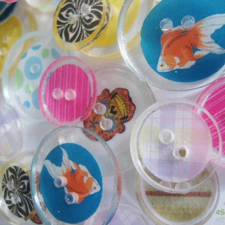 ButtonTHIS - Wholesale Sewing Button/Snap - Handmade Resin Nesting Doll Buttons for Sewing & Crafts4