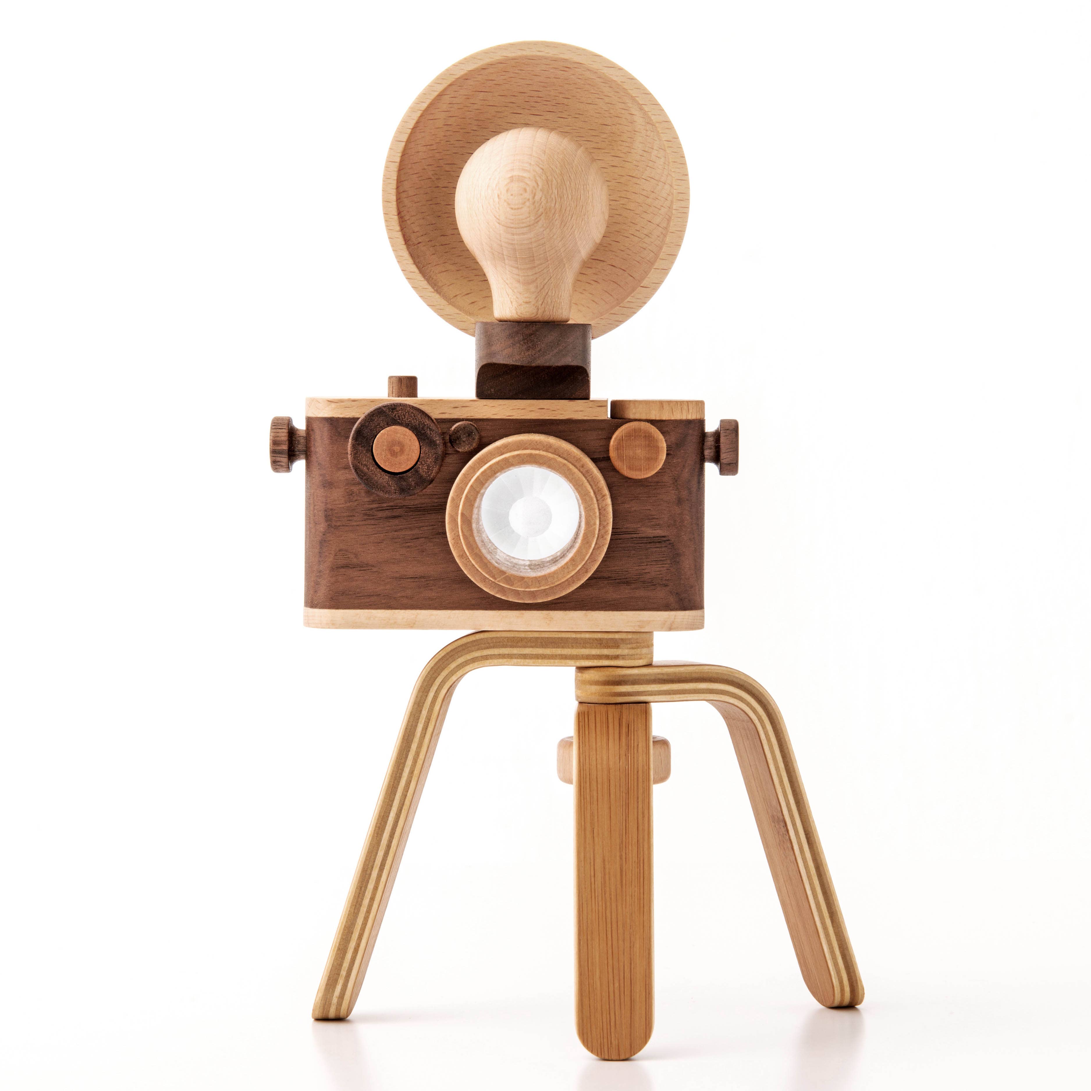 Father's Factory Wooden Toy Cameras Collection