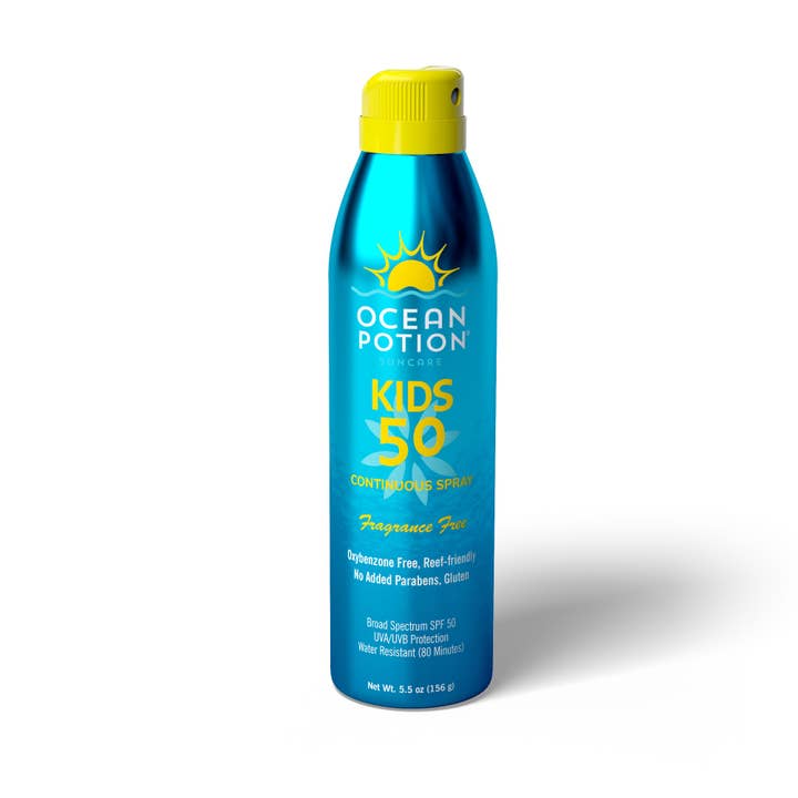 Ocean Potion Kids SPF 50 Sunscreen Spray for wholesale by Ocean Potion