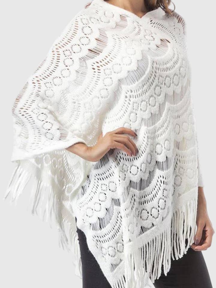 Elegante Coprispalle con Frange in Pizzo per la vendita all'ingrosso da parte di Mccolin