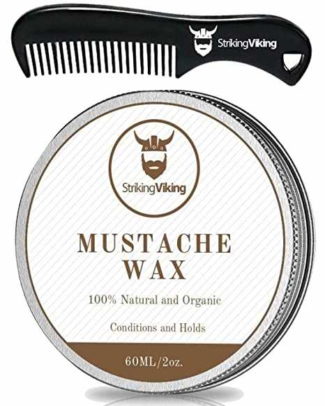 Striking Viking - Vente Produit structurant pour la barbe - Cire à moustache et peigne6