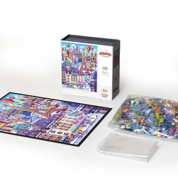 Boardwalk Puzzle Company - Wholesale Puzzle - Adult - Paris - Personal Puzzle - 210 Piece3