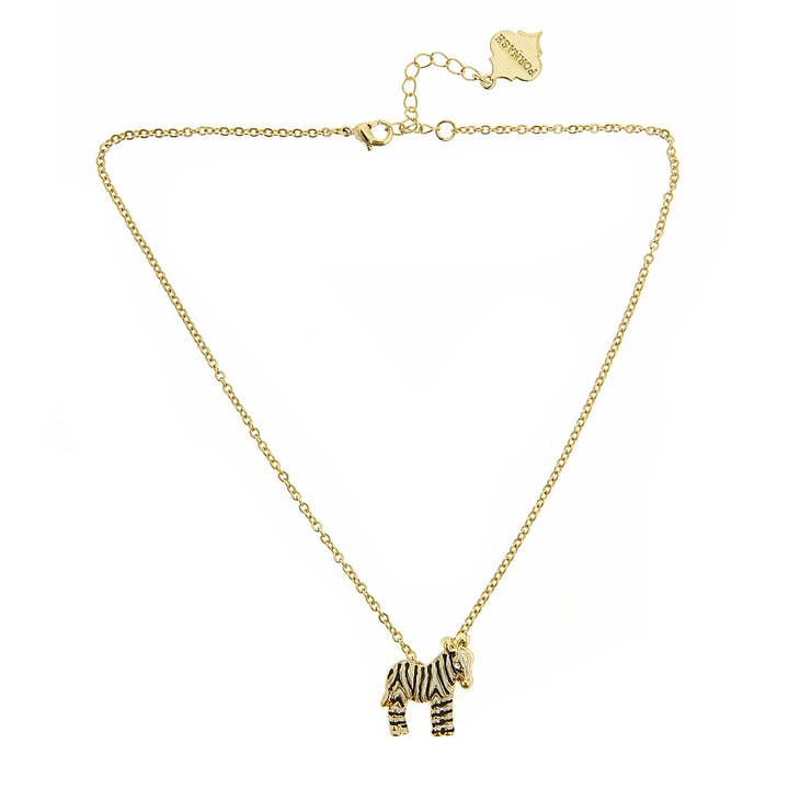 Kurze Zebra-Halskette für den Großhandel von Fornash