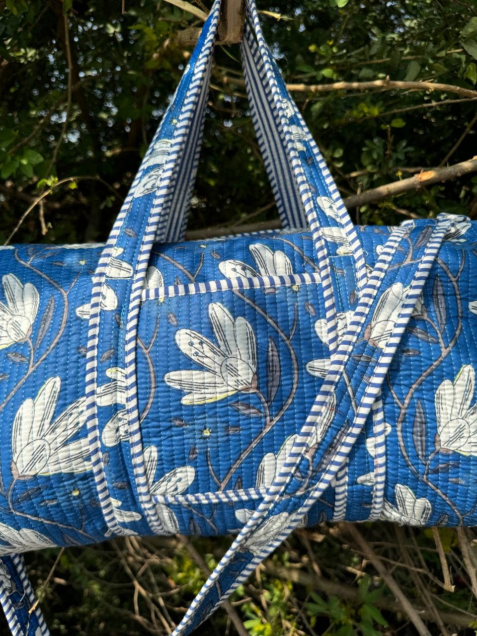 GYPSY STUDIO - Wholesale Weekender Bag - Women's - 100% Cotton Canvas Duffel Bag Eco-Friendly Cotton Duffel Bag2