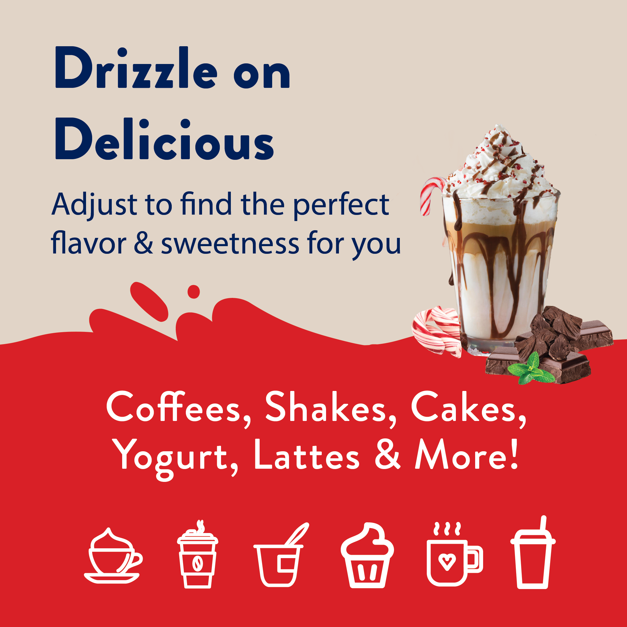 Jordan's Skinny Mixes - Wholesale Caramel Sauce - Sugar Free Peppermint Mocha Sauce3