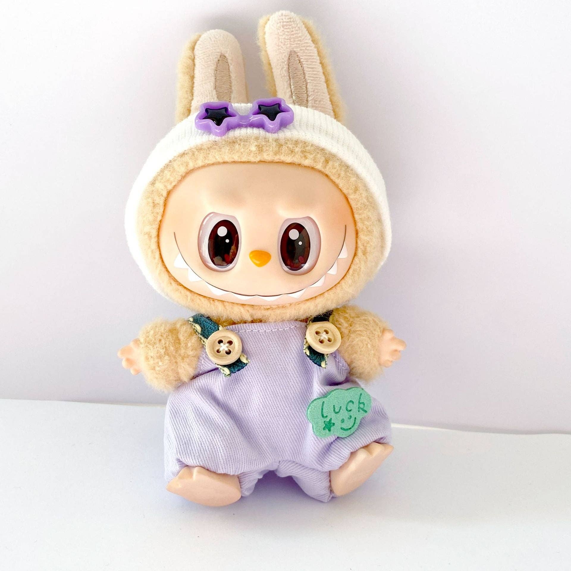 Auraquise - Wholesale Doll - Kids - 17cm Doll Overall & Headwear Outfit Changeable Costume0