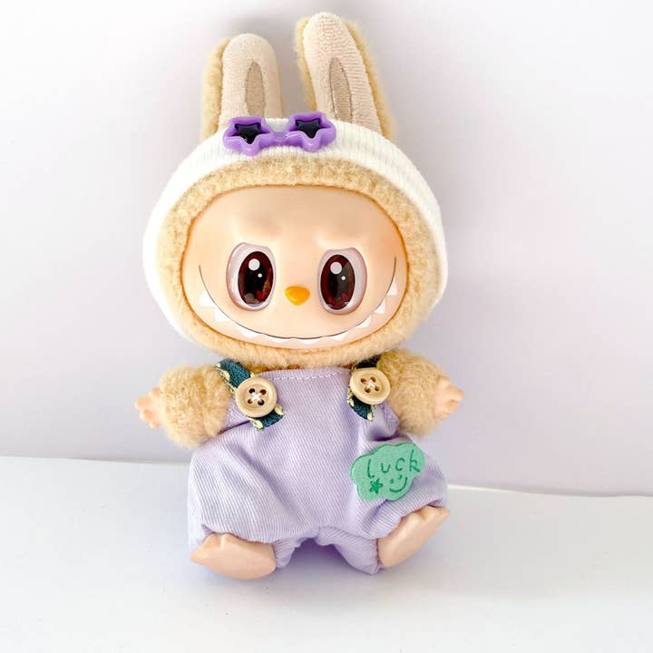 Auraquise - Wholesale Doll - Kids - 17cm Doll Overall & Headwear Outfit Changeable Costume