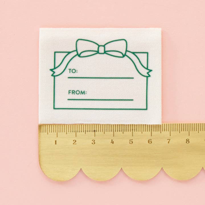 Sarah Hearts – wholesale Craft supplies – To: From: Gift Organic Cotton Write In Sewing Labels2