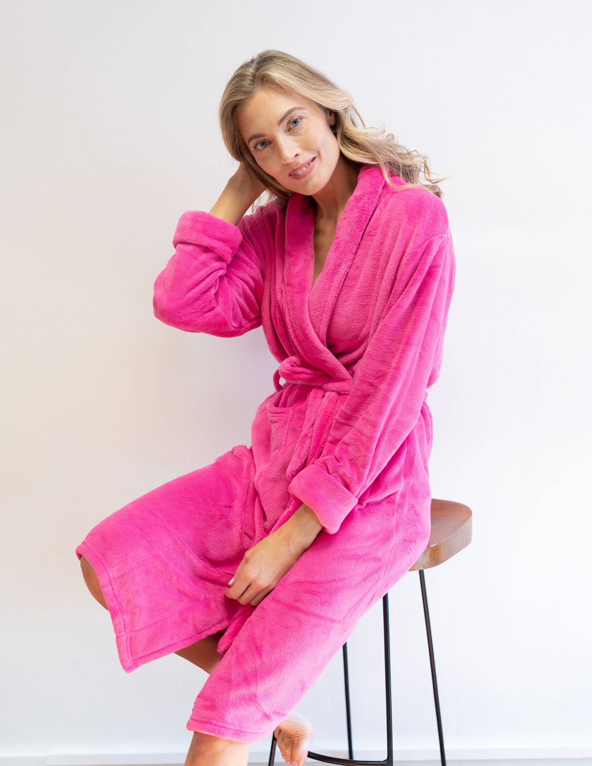 Leveret Pajamas - Wholesale Robe - Women's - Womens Fleece Robe10
