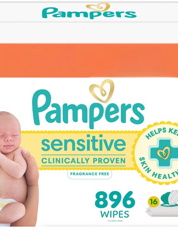 Toallitas para bebé Pampers Sensitive 896 unidades – Paquete de 16 para venta al por mayor de Majesitc Health