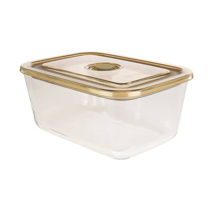 Again Glass Storage Container Olive Lid 1.3L for wholesale by David Shaw Tableware