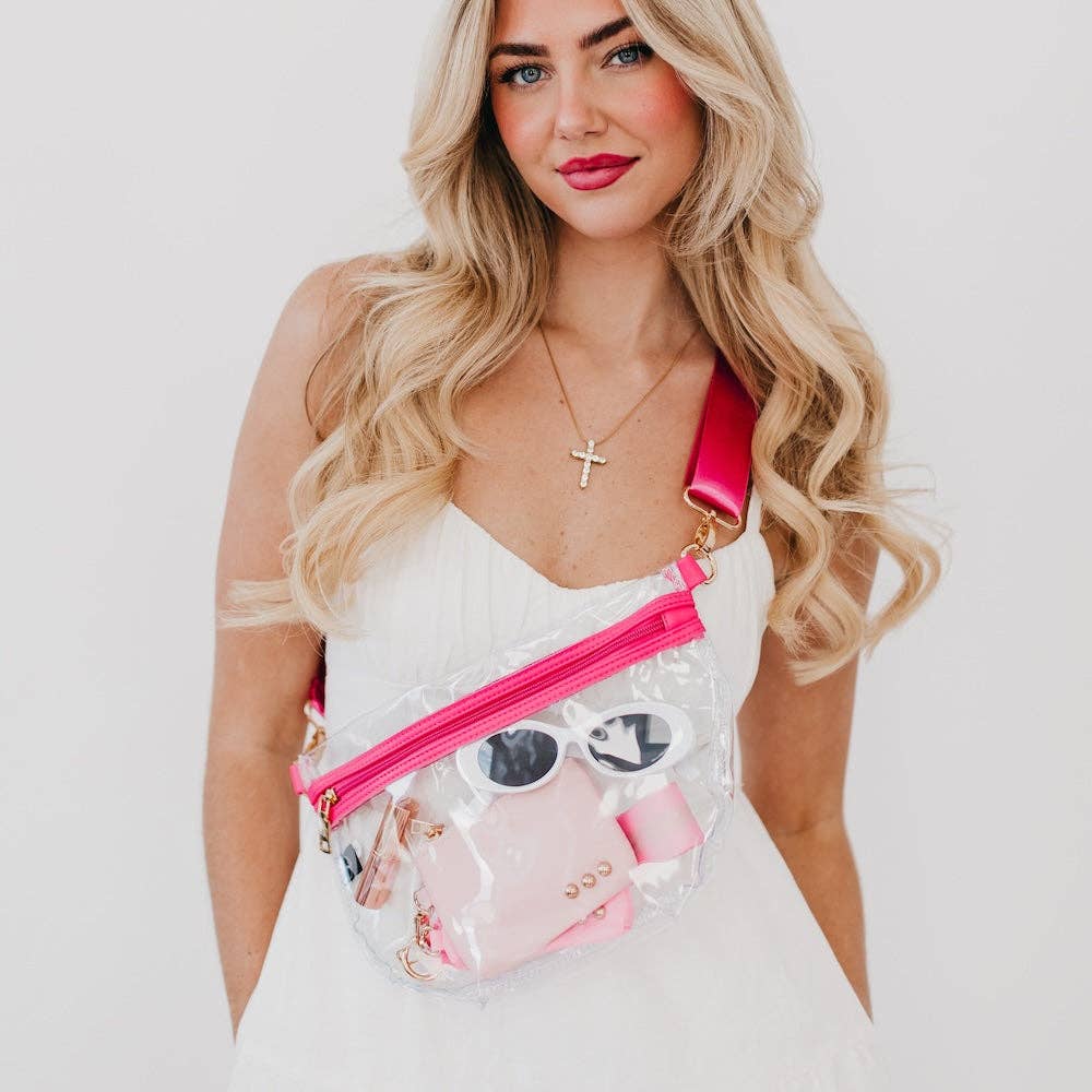 Pretty Simple - Wholesale Crossbody Bag - Women's - Kehlani Clear Stadium Bum Bag7
