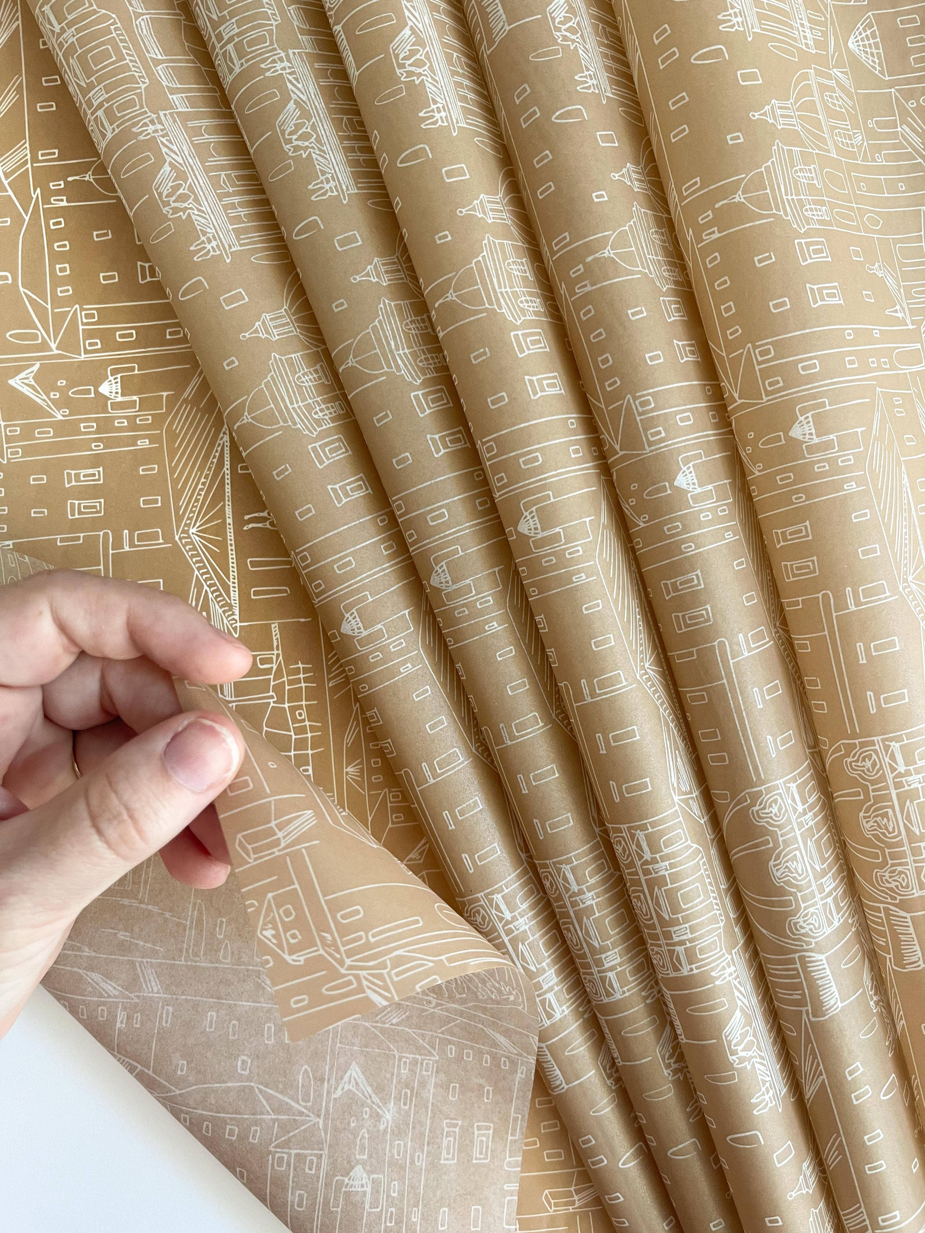 Sablewood Paper Company - Wholesale Tissue Paper - Terra Cotta City Tissue Paper – Pack of 64