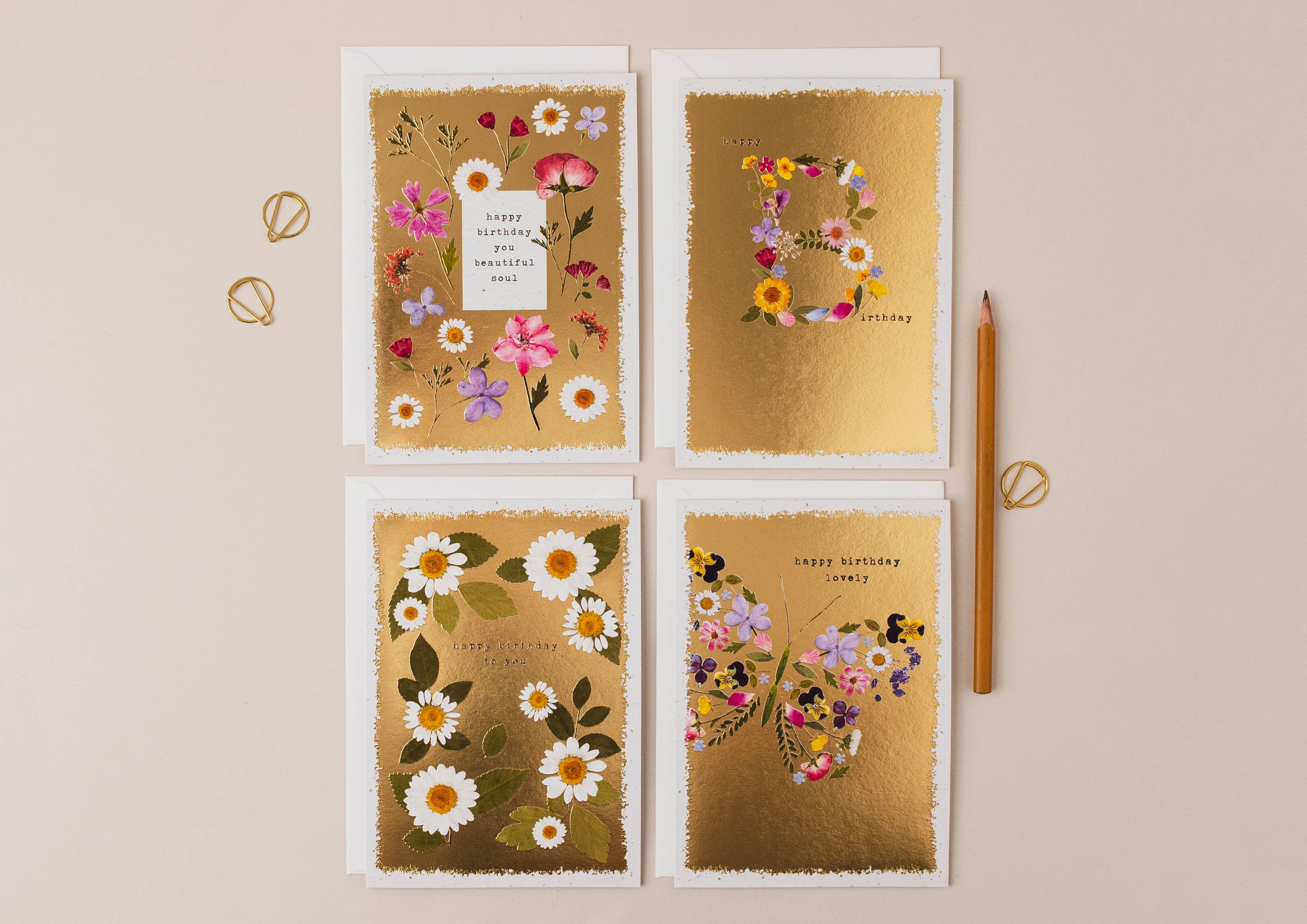 Meraki Greeting Cards - Wholesale Birthday Card - Mixed Floral Birthday Card 1