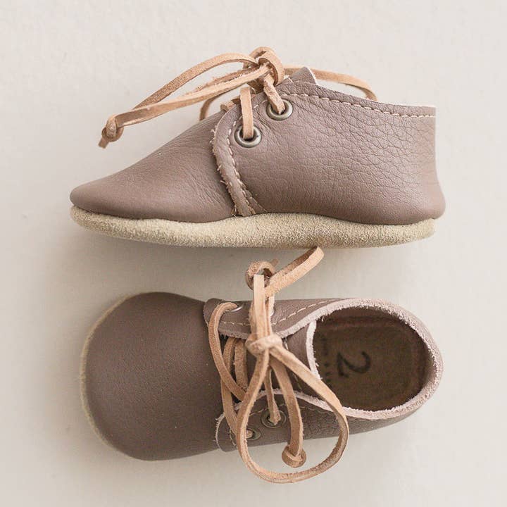 Baby Oxfords in Clay | Baby Boy Shoes for wholesale by Sun & Lace