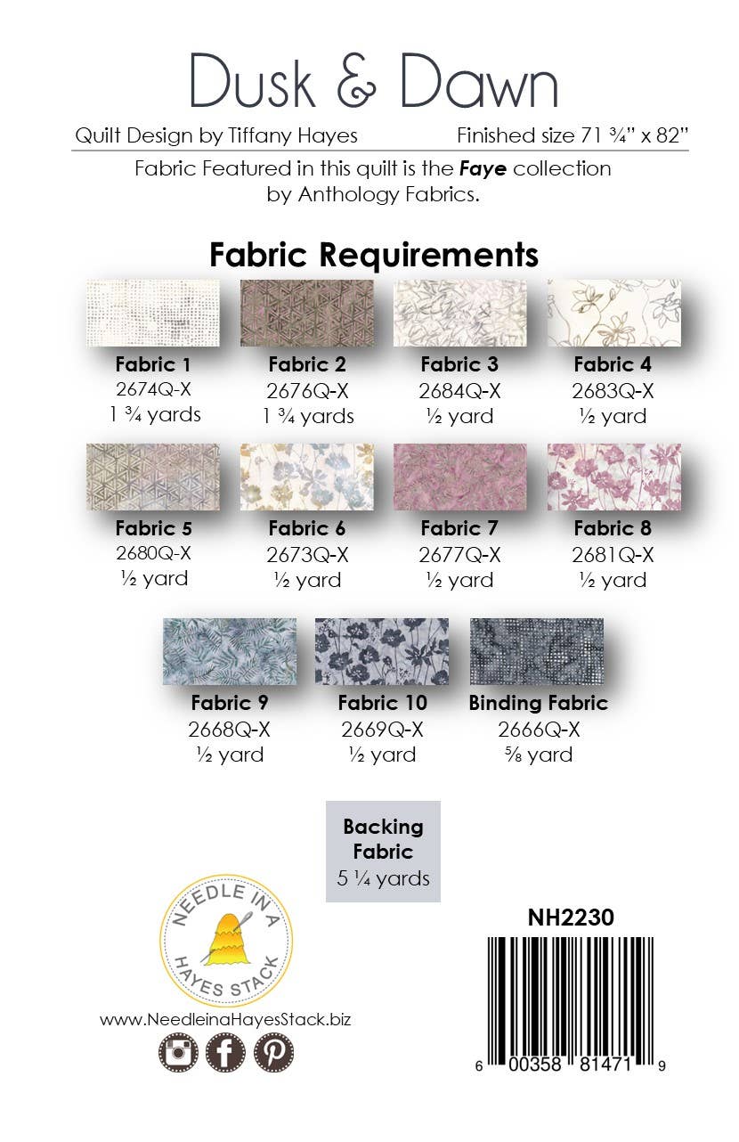 Needle in a Hayes Stack - Wholesale Quilt - Dusk and Dawn2