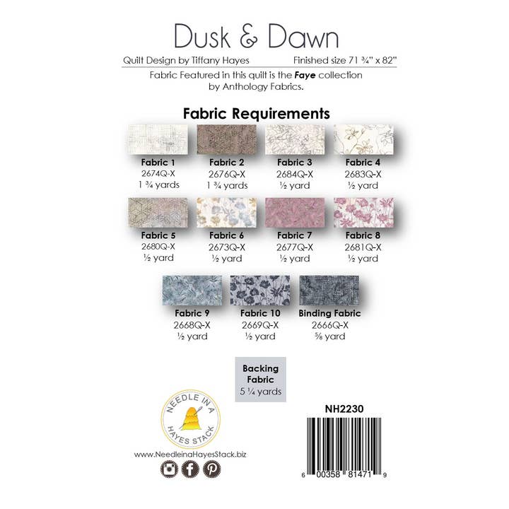 Needle in a Hayes Stack - Wholesale Quilt - Dusk and Dawn2