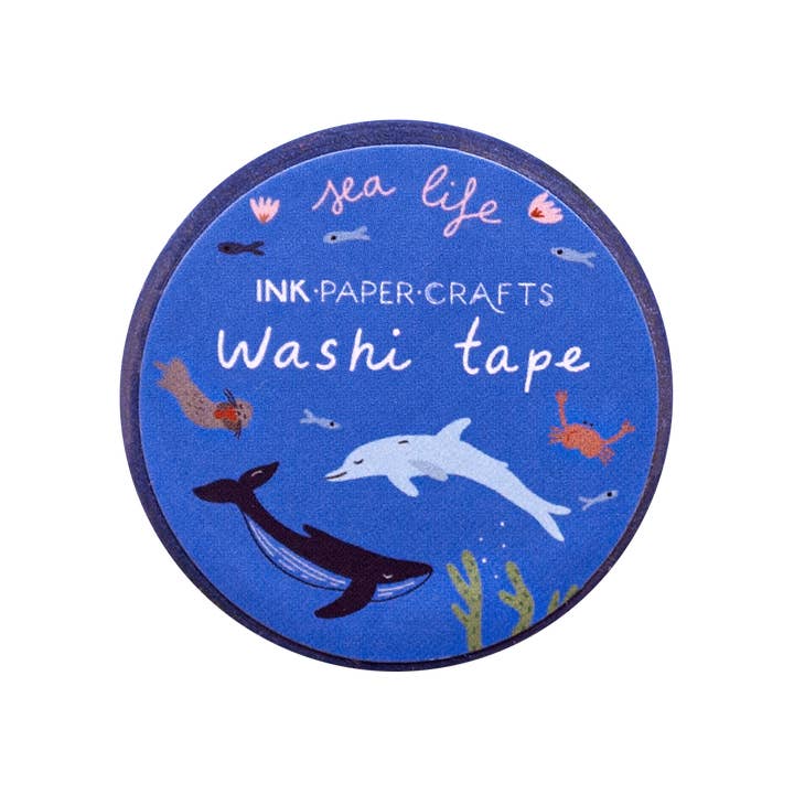 Sea Life Washi Tape for wholesale by Ink Paper Crafts