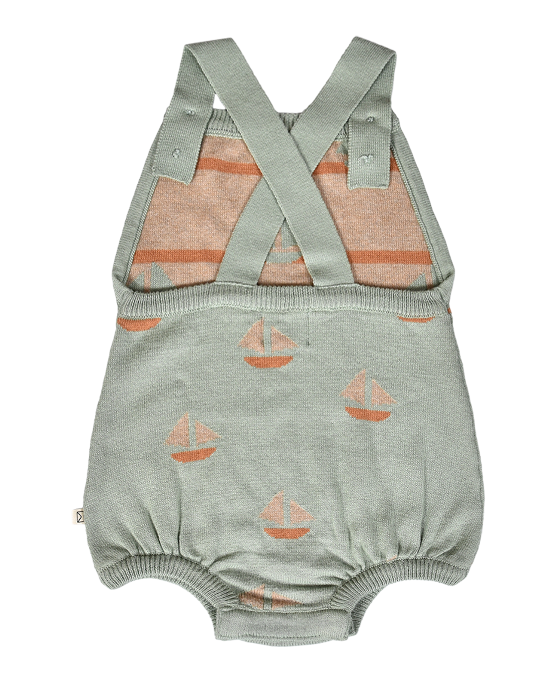 Dear Hayden – wholesale Jumpsuit – Baby – Frankie Romper Seafoam1