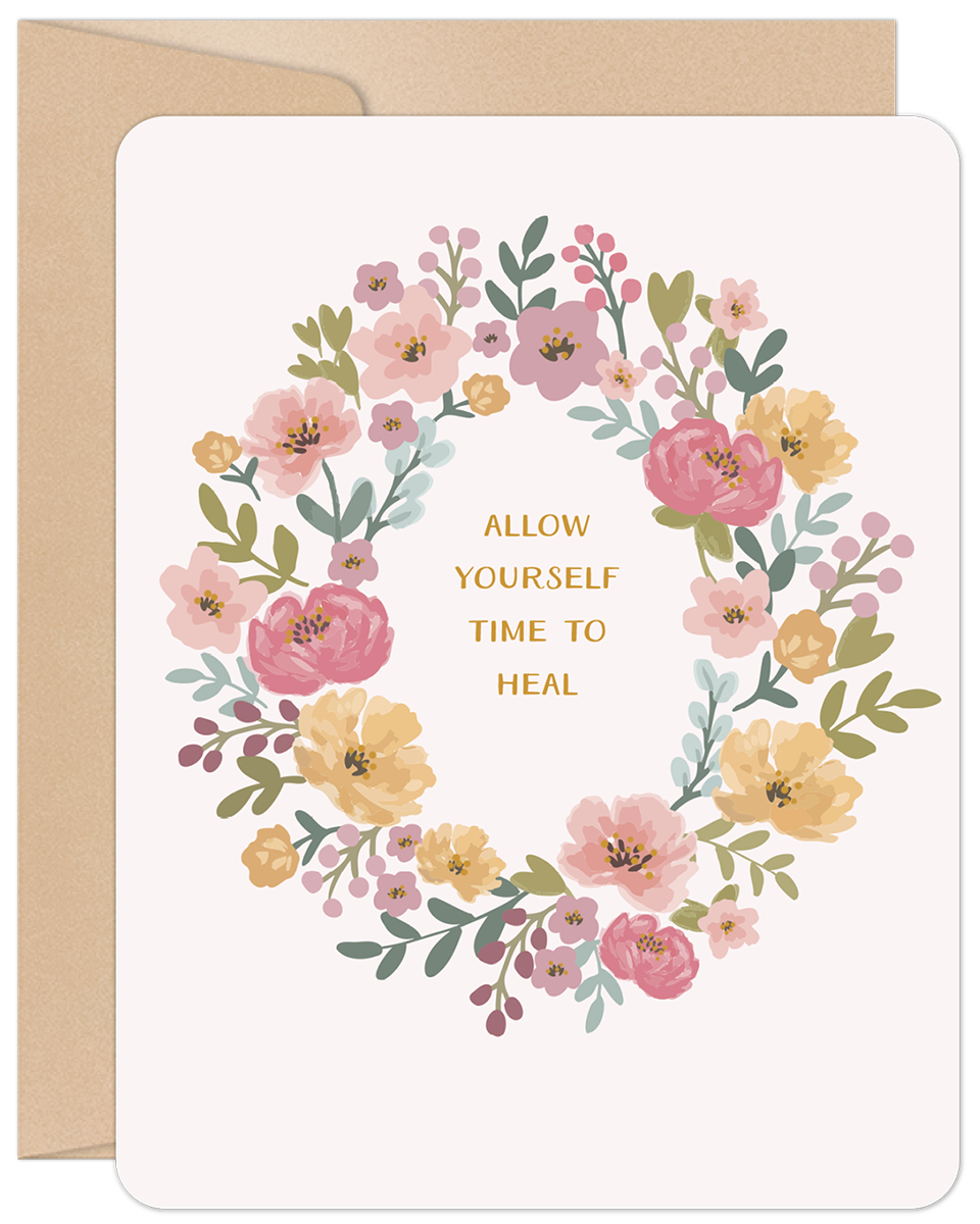 Willow & Ivy Press - Wholesale Encouragement Card - Allow Yourself0