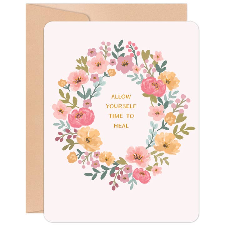 Willow & Ivy Press - Wholesale Encouragement Card - Allow Yourself