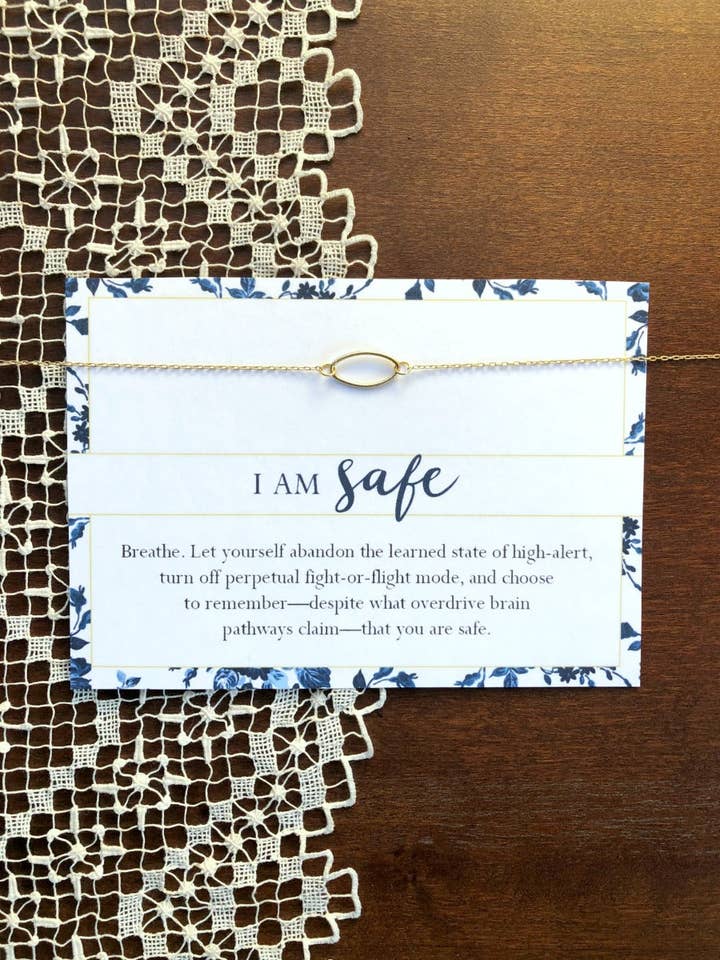 I AM SAFE Necklace for wholesale by Hamrick Avenue