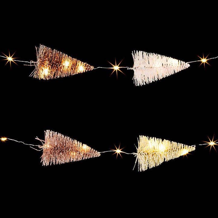 Glitter Tree LED Lightstring with 11 Trees for wholesale by Abbott