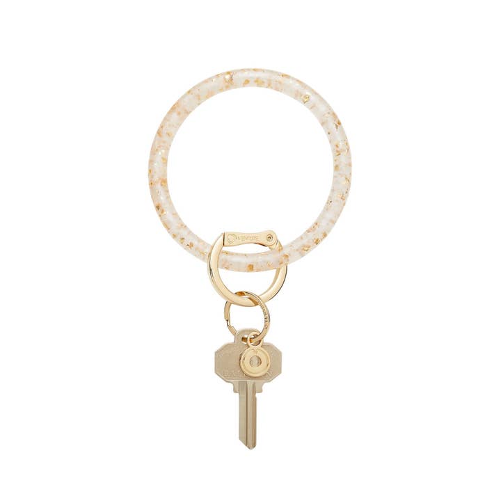 K Resin Big O® Key Ring - 24 Karat Gold for wholesale on Faire