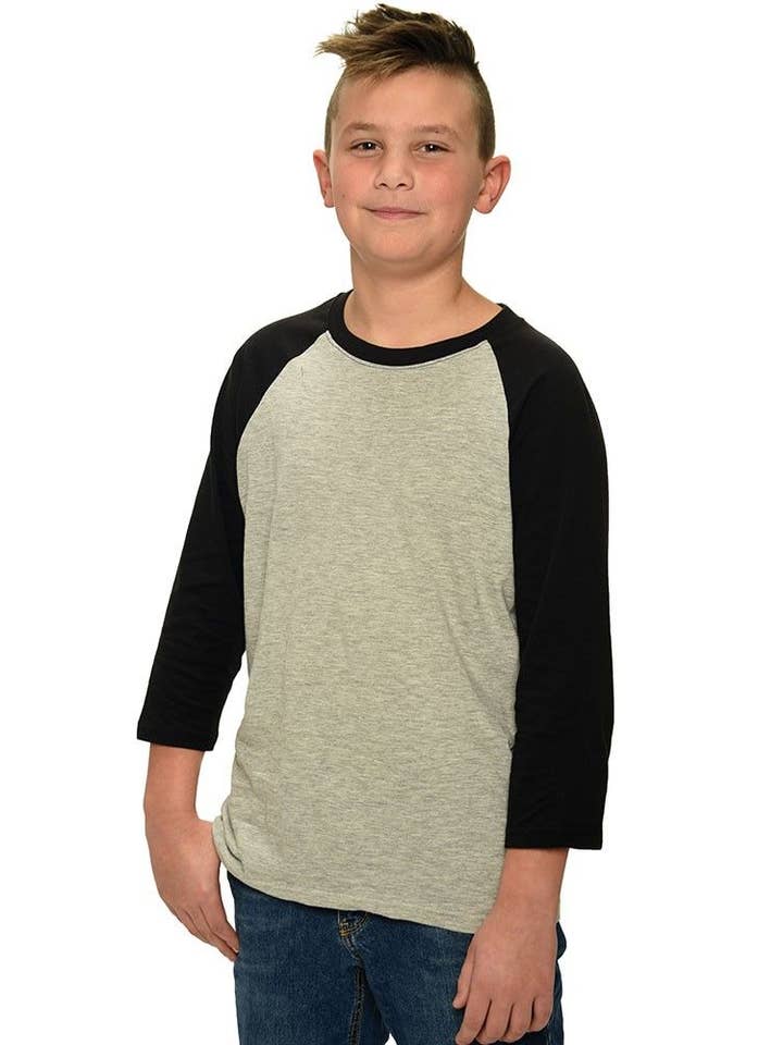 MONAG - Wholesale T-Shirt - Kids - Infant & Toddler Cotton Unisex Raglan Baseball T-Shirt1