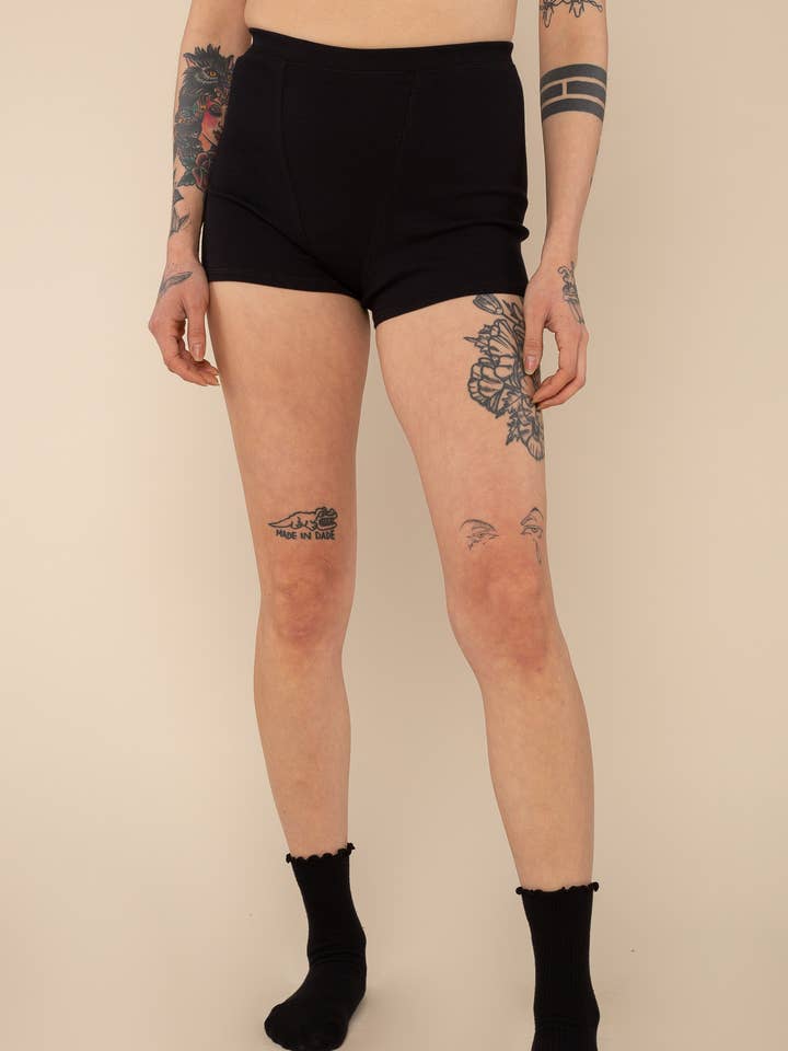 Sous-vêtements Boyshort côtelé 2x1 pour la vente par NLT