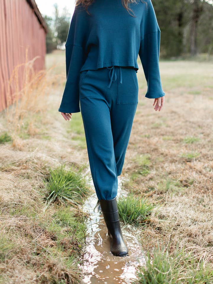 Blue Campbell Hoodie Knit Set for wholesale on Faire2