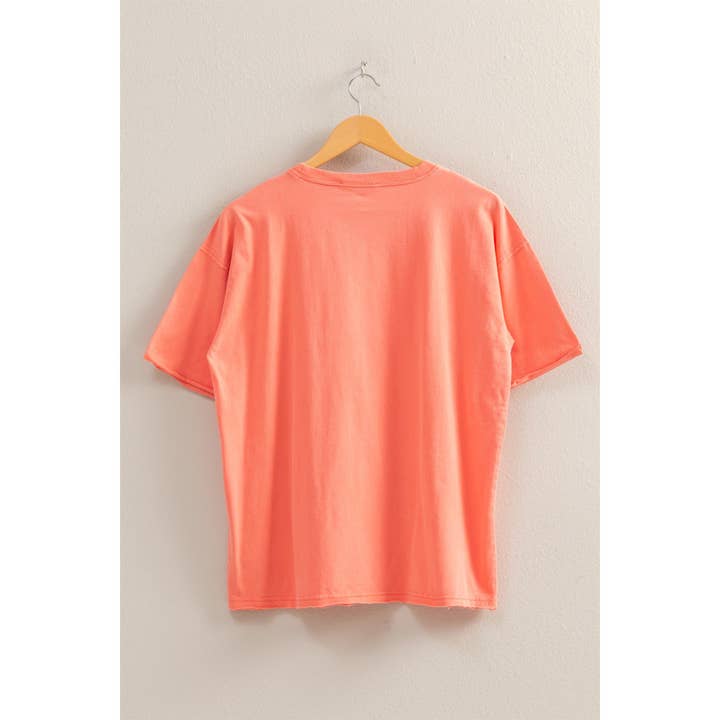 HYFVE - Wholesale Shirt - Women's - DZ25A796-Short Sleeve Front Pocket Tunic Tee